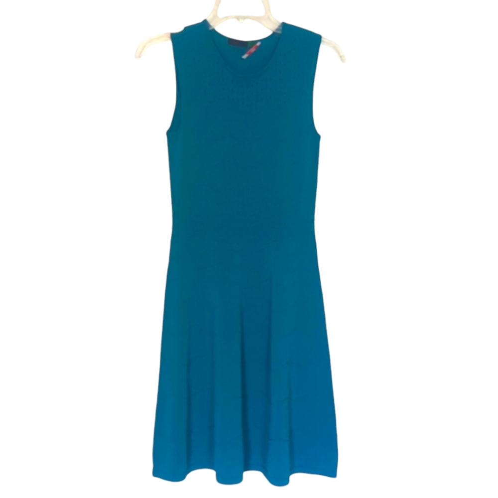 NEW AVA SLEEVELESS KNIT MIDI DRESS XS